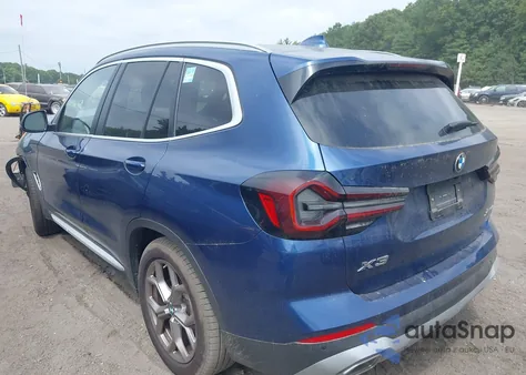2024 BMW X3 xDrive30I z USA, uszkodzony, nr VIN WBX57DP08RN297326